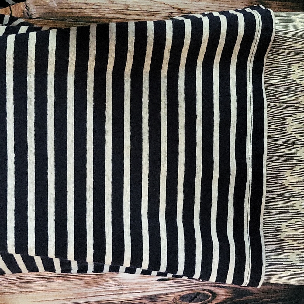 J.Crew Women's Long Sleeve White & Navy Striped Top Size S - Picture 2 of 11